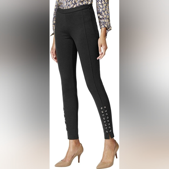 Michael Kors Leggings with Lace Up Detail - Picture 1 of 8